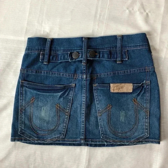TRUE RELIGION Denim Mini Skirt - Picture 6 of 9